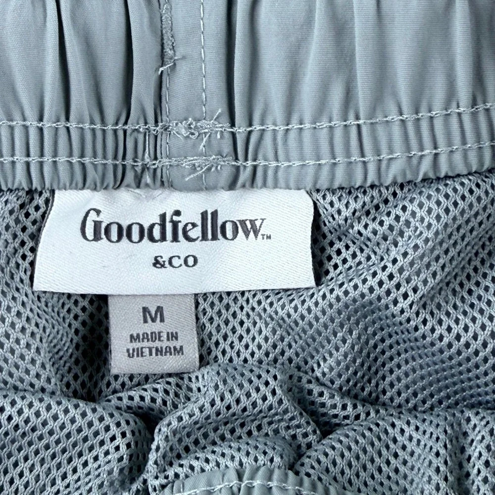 Goodfellow & Co Mens Gray Swim Trunks Mesh Lined Board Shorts Size Medium